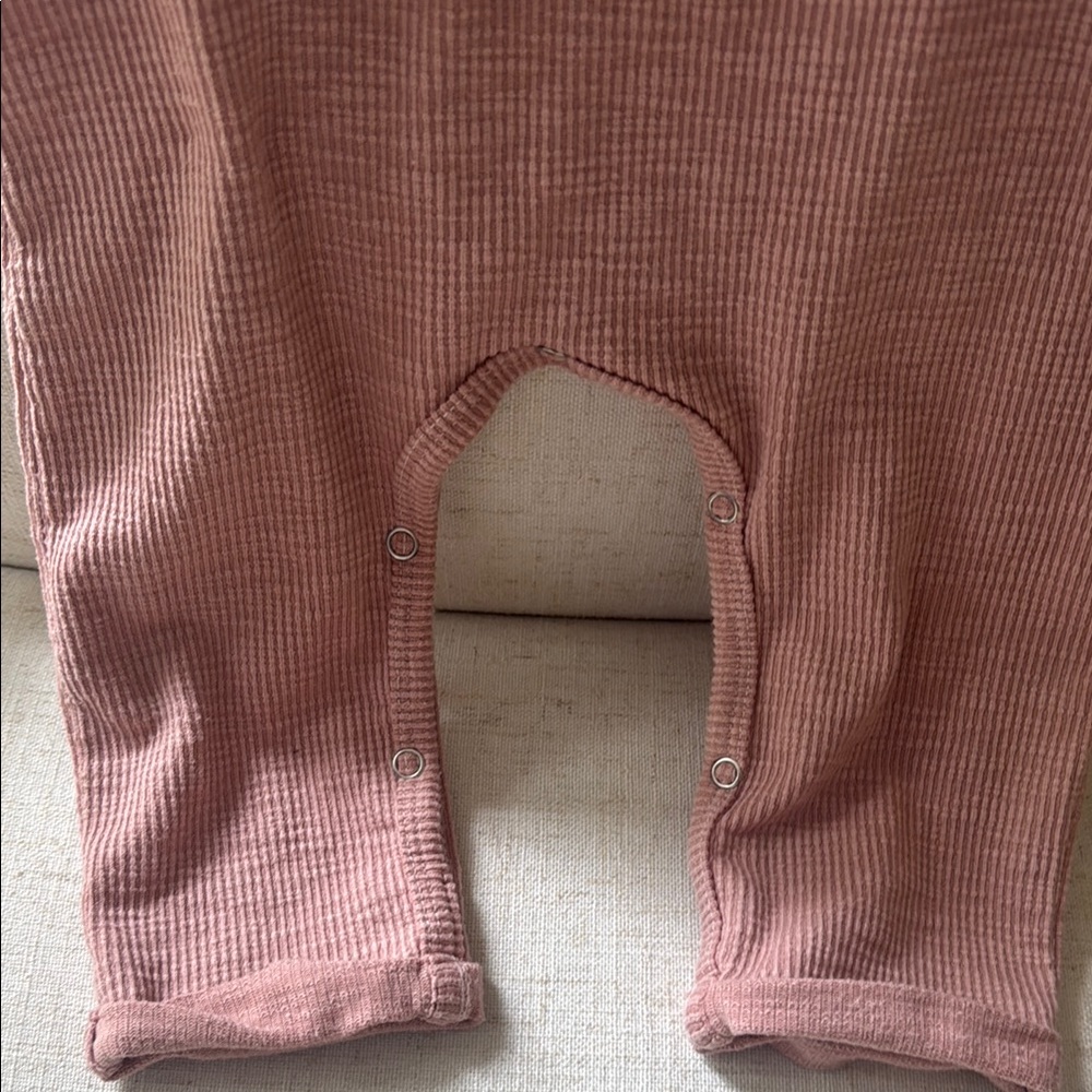 Pink Ruffled Baby Romper - Picture 3 of 5
